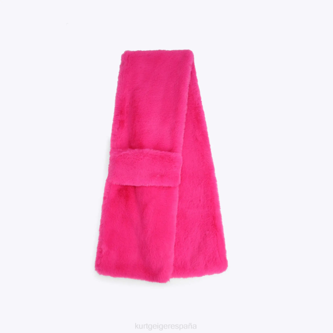 Kurt Geiger mujer bufanda de amapola de Londres 2LPR506 | accesorios fucsia